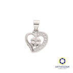 Arthesdam Jewellery 925 Silver Clover Heart Pendant