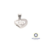 Arthesdam Jewellery 925 Silver Clover Heart Pendant