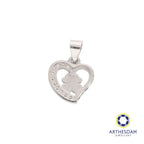 Arthesdam Jewellery 925 Silver Clover Heart Pendant