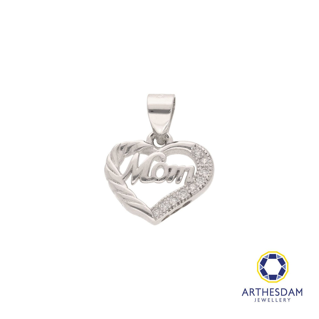 Arthesdam Jewellery 925 Silver Mom Heart Pendant