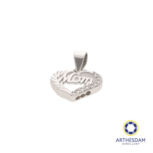 Arthesdam Jewellery 925 Silver Mom Heart Pendant