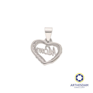 Arthesdam Jewellery 925 Silver Mom Heart Pendant