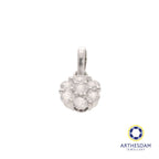 Arthesdam Jewellery 925 Silver Sparkling Flower Pendant