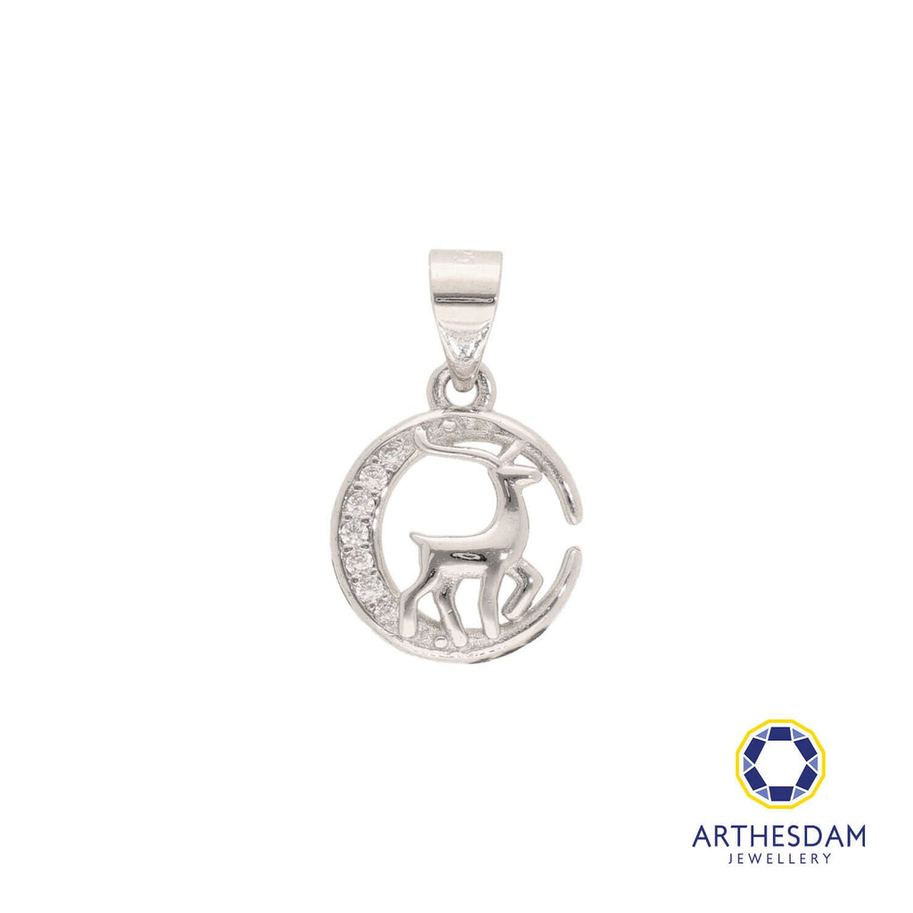 Arthesdam Jewellery 925 Silver Deery Moon Pendant