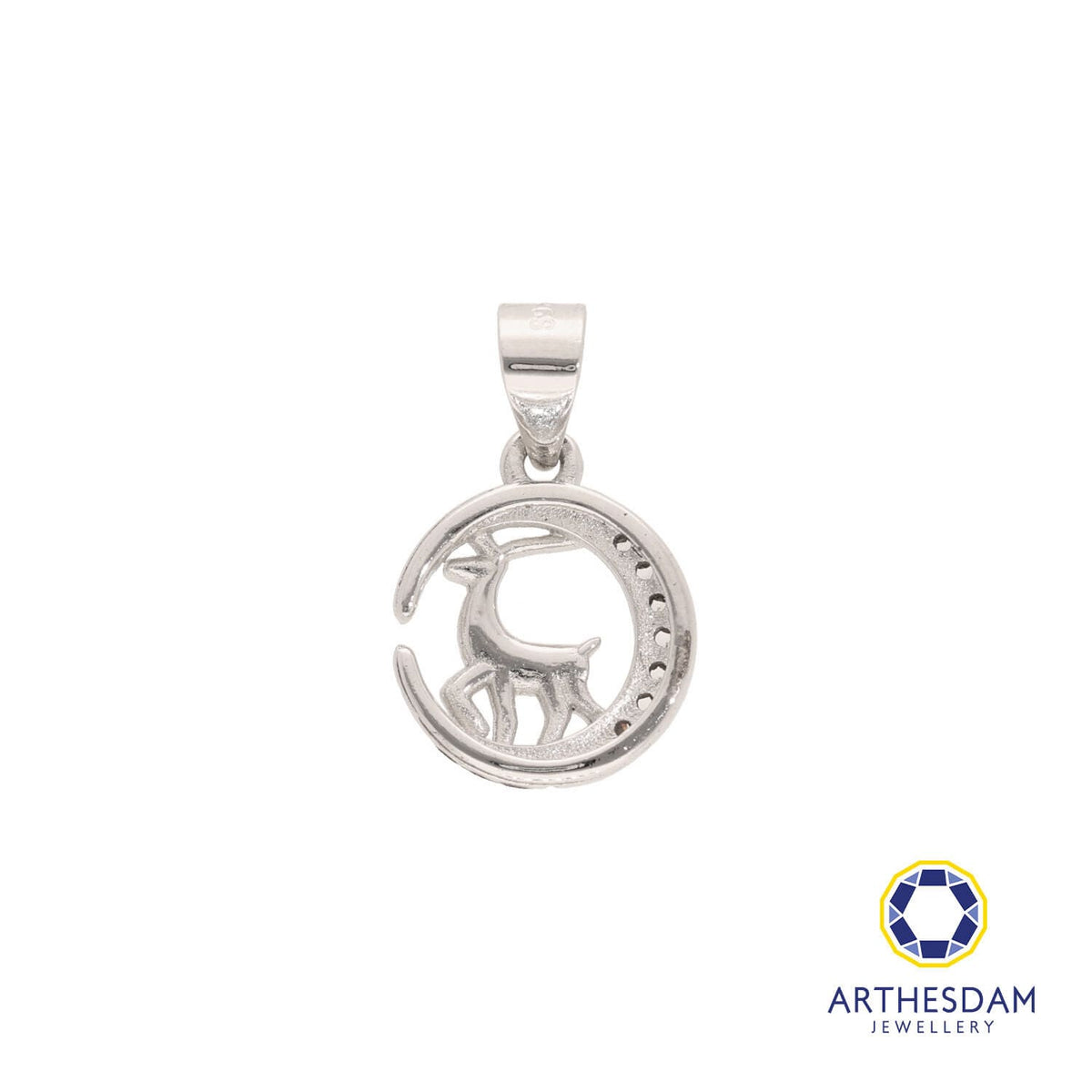 Arthesdam Jewellery 925 Silver Deery Moon Pendant
