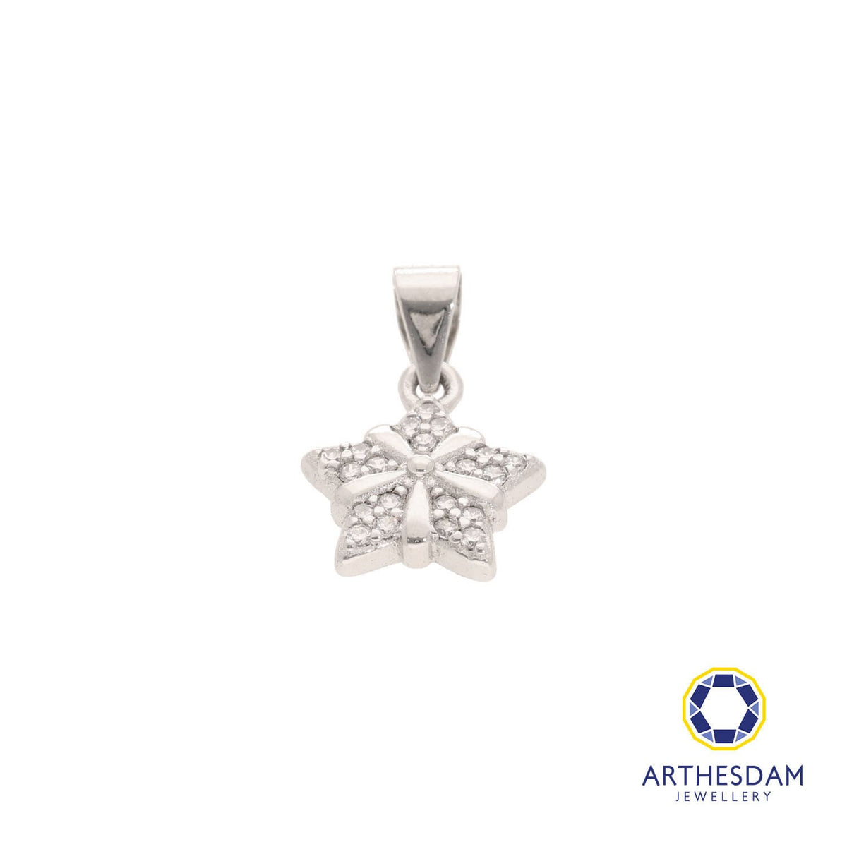 Arthesdam Jewellery 925 Silver Sparkling Star Pendant