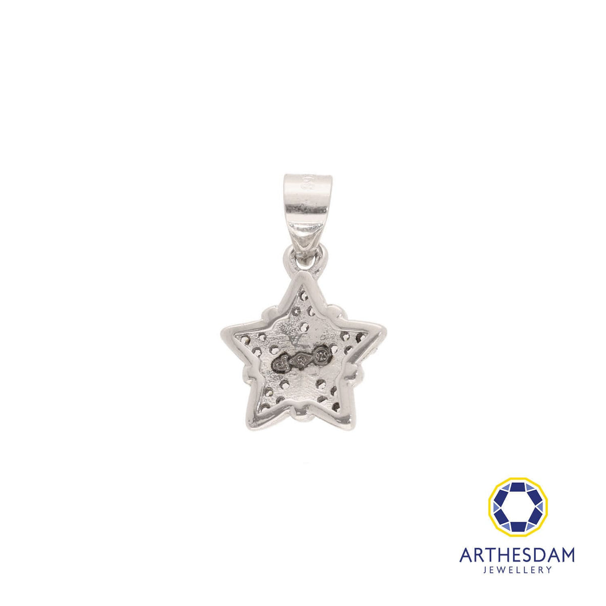 Arthesdam Jewellery 925 Silver Sparkling Star Pendant