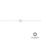 Arthesdam Jewellery 925 Silver Moissanite Solitaire Bracelet