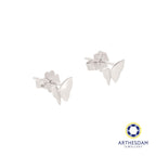 Arthesdam Jewellery 925 Silver Butterfly Earrings