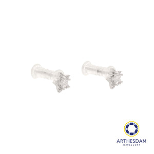 Arthesdam Jewellery 925 Silver Sparkling Star Earrings