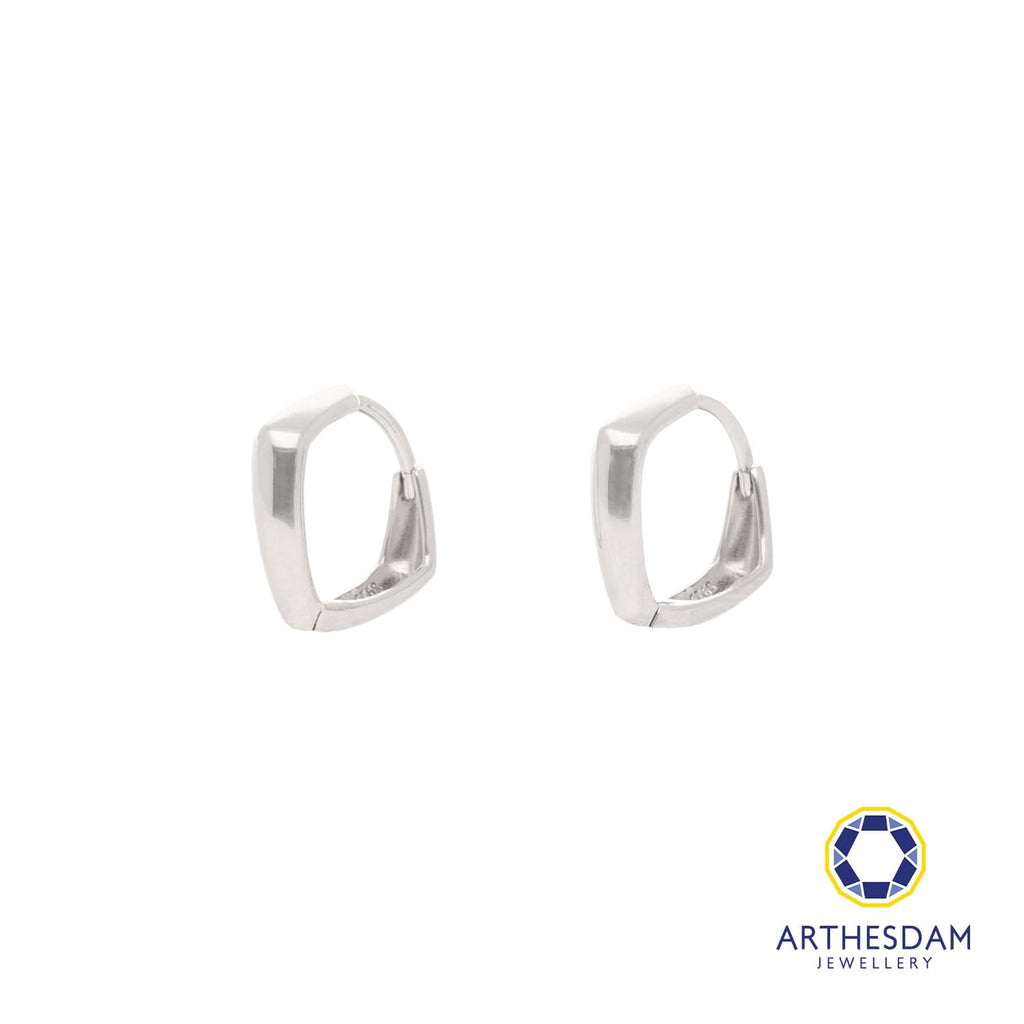 Arthesdam Jewellery 925 Silver Square Hoop Earrings