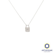 Arthesdam Jewellery 925 Silver Lock Necklace