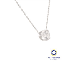 Load image into Gallery viewer, Arthesdam Jewellery 18K White Gold Single Stone Pendant
