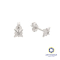 Arthesdam Jewellery 18K White Gold Sparkle With Stone Earrings