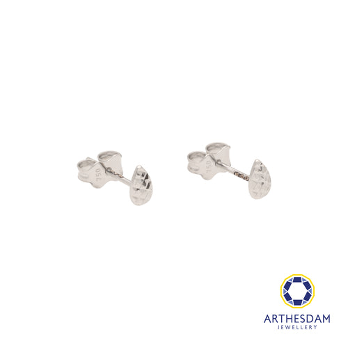 Arthesdam Jewellery 18K White Gold Raindrop Stud Earrings