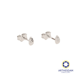 Arthesdam Jewellery 18K White Gold Raindrop Stud Earrings