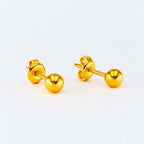 Arthesdam Jewellery 916 Gold Modern Ball Earrings