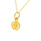 Arthesdam Jewellery 916 Gold Apple Love Pendant