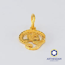 Load image into Gallery viewer, Arthesdam Jewellery 916 Gold Blessing Tamil Om Pendant
