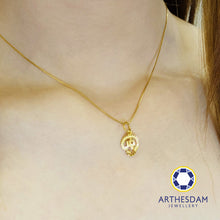 Load image into Gallery viewer, Arthesdam Jewellery 916 Gold Blessing Tamil Om Pendant
