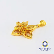 Load image into Gallery viewer, Arthesdam Jewellery 916 Gold Flower Windmill Pendant

