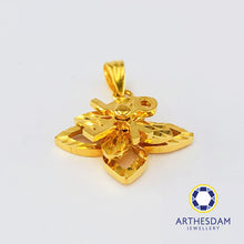 Load image into Gallery viewer, Arthesdam Jewellery 916 Gold Flower Windmill Pendant
