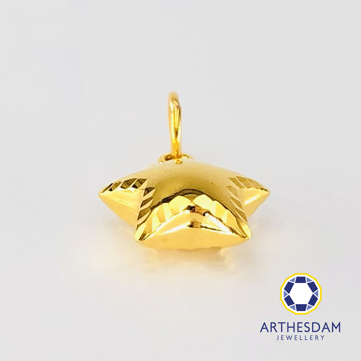 Arthesdam Jewellery 916 Gold Solo Star Pendant