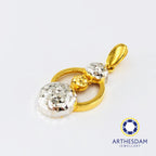 Arthesdam Jewellery 916 Gold Universe Planet Pendant