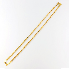 Load image into Gallery viewer, Arthesdam Jewellery 916 Gold Shiny Bicycle Chain Necklace
