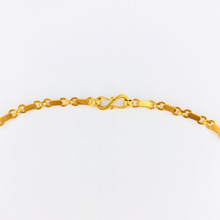 Load image into Gallery viewer, Arthesdam Jewellery 916 Gold Shiny Bicycle Chain Necklace

