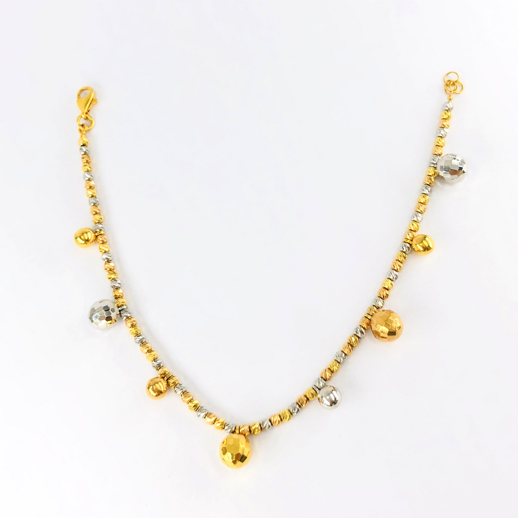 Arthesdam Jewellery 916 Gold Carnival Balls Bracelet