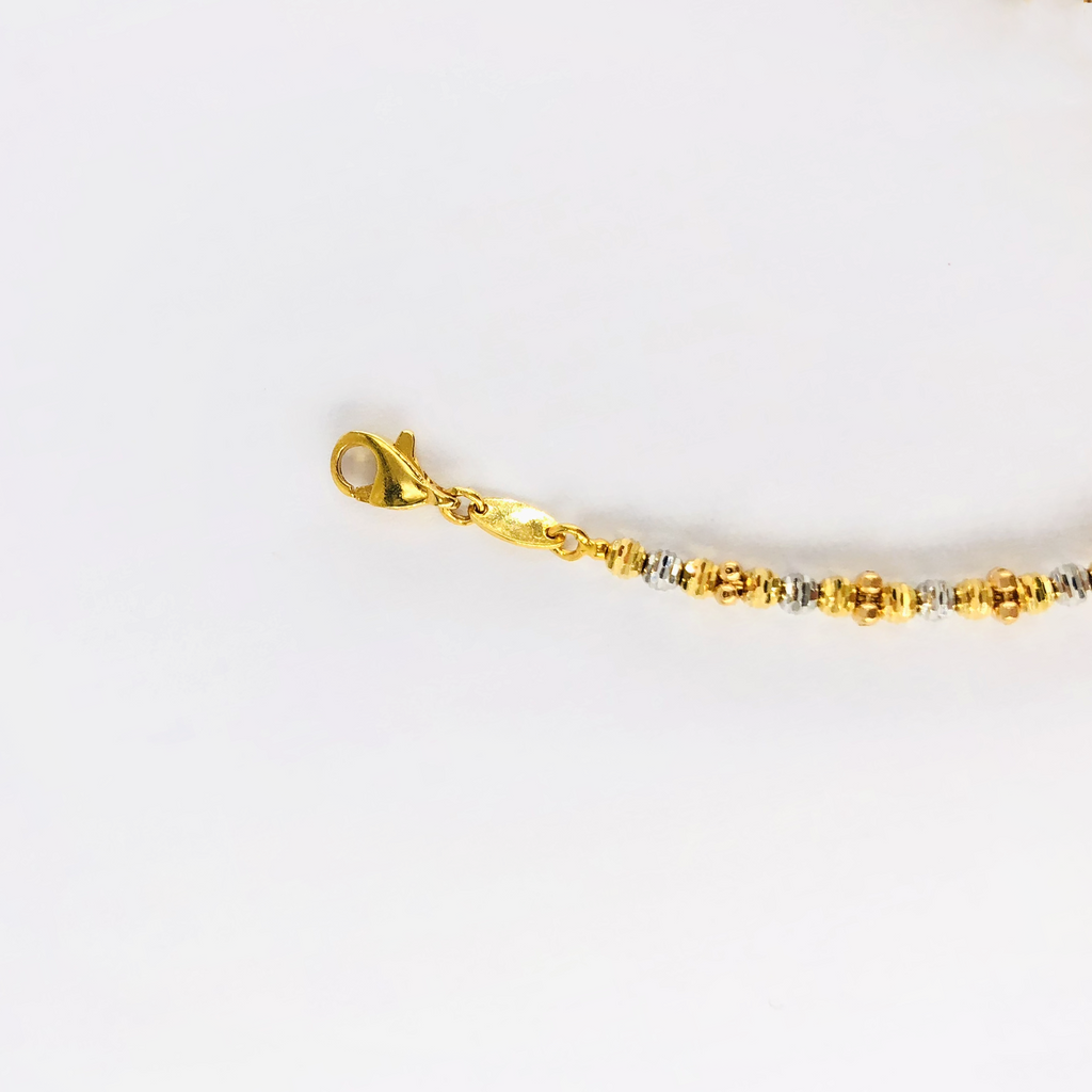 Arthesdam Jewellery 916 Gold Sparkly Multi-tone Balls Bracelet