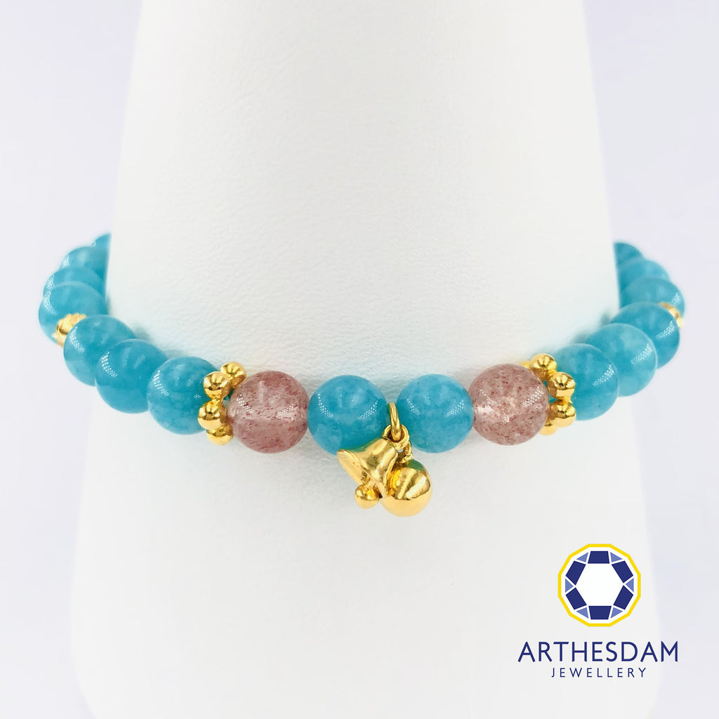 Arthesdam Jewellery 916 Gold Playful Bells Quartz Bracelet
