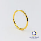 Arthesdam Jewellery 916 Gold Minimalist Thin Ring