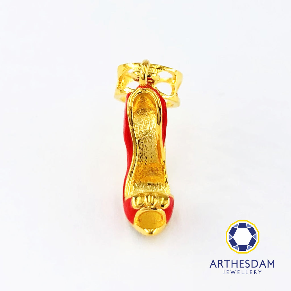 Arthesdam Jewellery 916 Gold Bold Red High Heels Charm