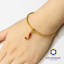 Load image into Gallery viewer, Arthesdam Jewellery 916 Gold Bold Red High Heels Charm
