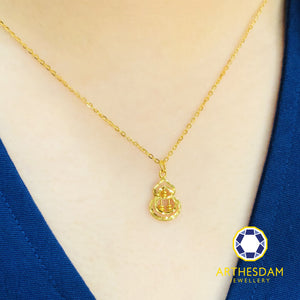 Arthesdam Jewellery 916 Gold Prosperity Abacus Gourd Necklace