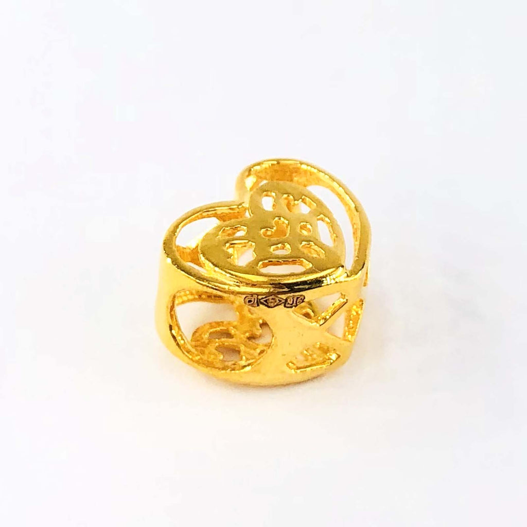 Arthesdam Jewellery 916 Gold Big Love Small Love Charm