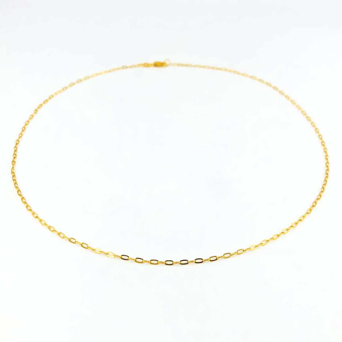 Arthesdam Jewellery 916 Gold Paper Clip Chain