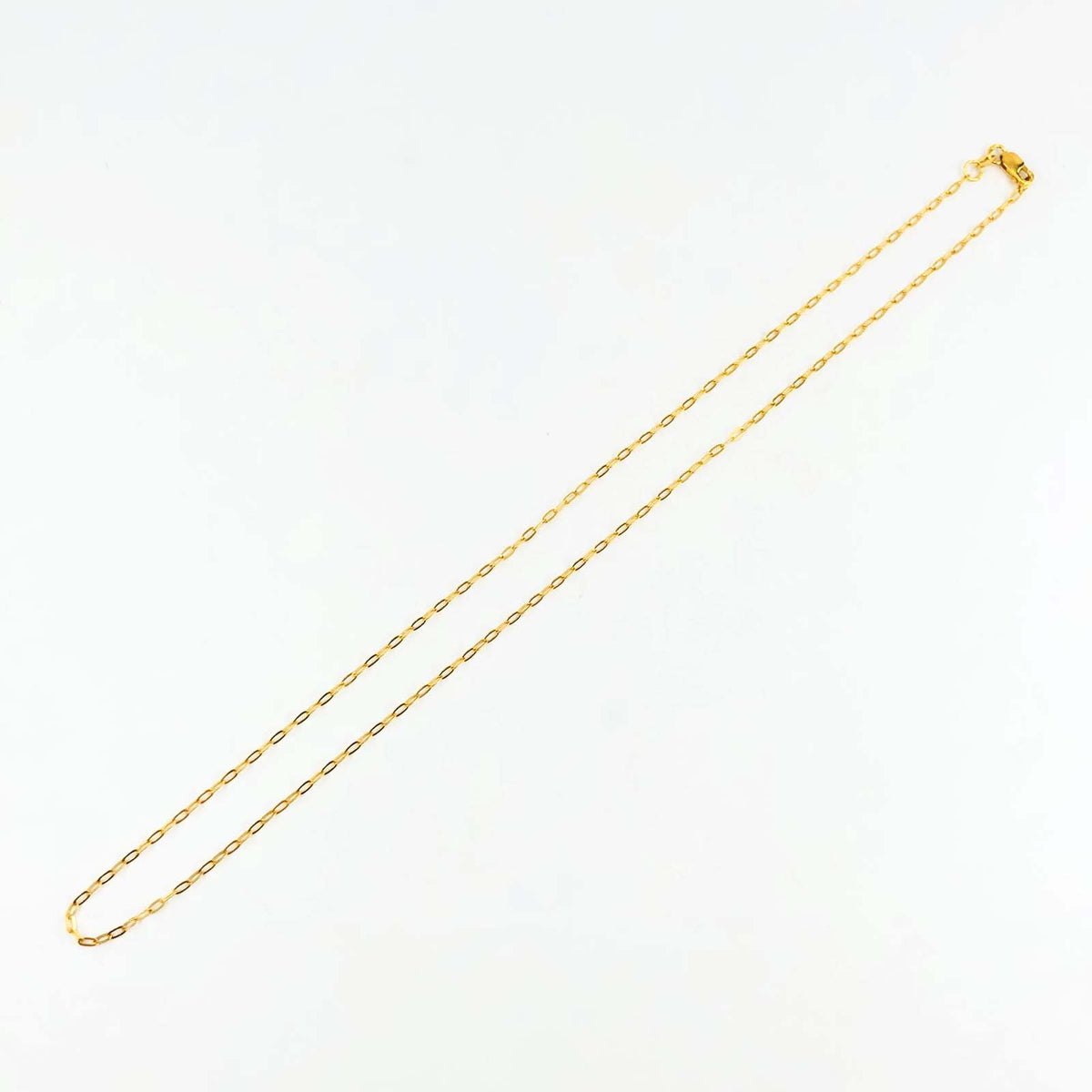 Arthesdam Jewellery 916 Gold Paper Clip Chain