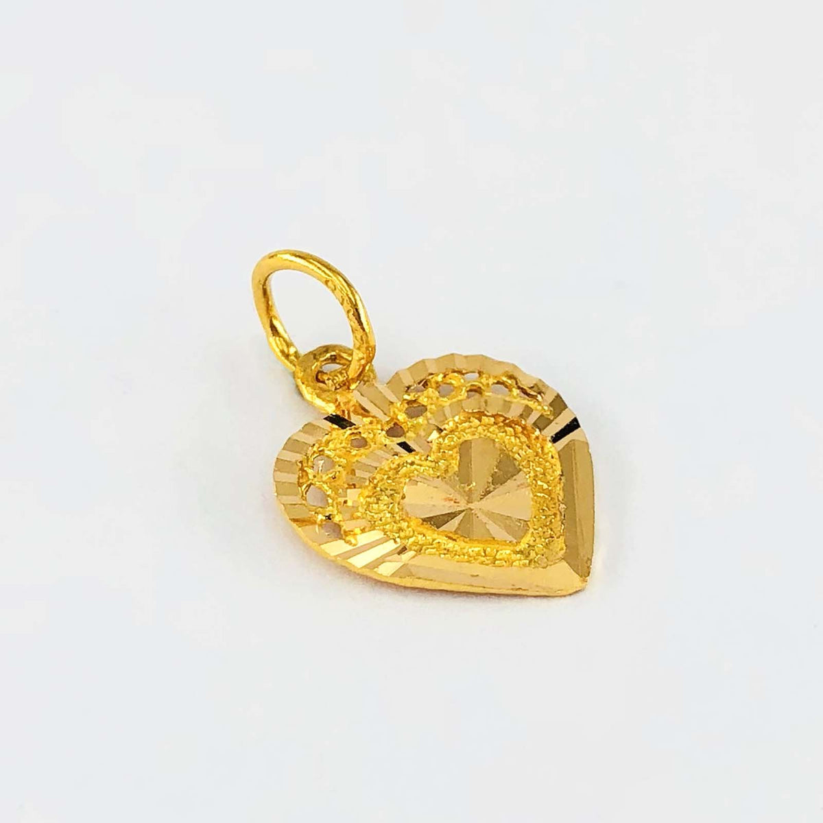 Arthesdam Jewellery 916 Gold Heart Pendant