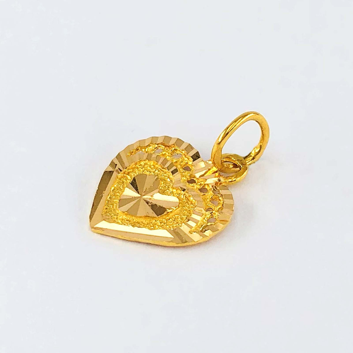 Arthesdam Jewellery 916 Gold Heart Pendant