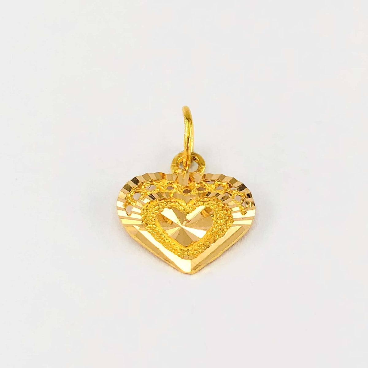 Arthesdam Jewellery 916 Gold Heart Pendant