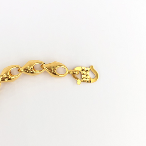 Arthesdam Jewellery 916 Gold Elegant Siput Design Bracelet