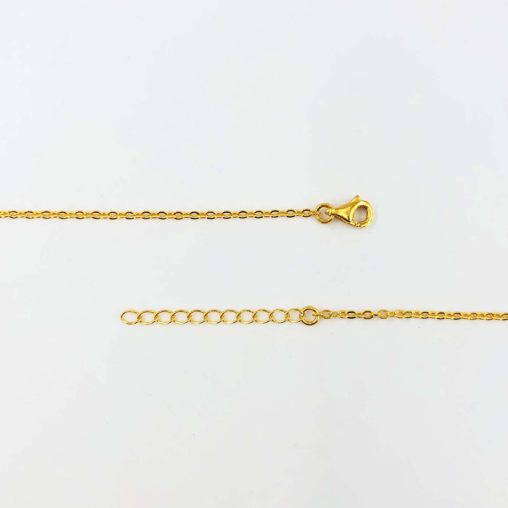 Arthesdam Jewellery 916 Gold Sparkly LOVE Necklace