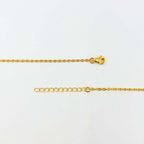 Arthesdam Jewellery 916 Gold Sparkly LOVE Necklace