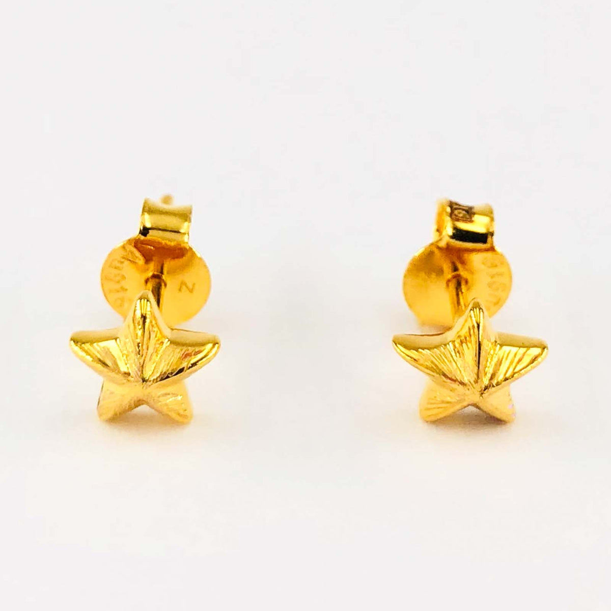 Arthesdam Jewellery 916 Gold Sparkle Star Earrings