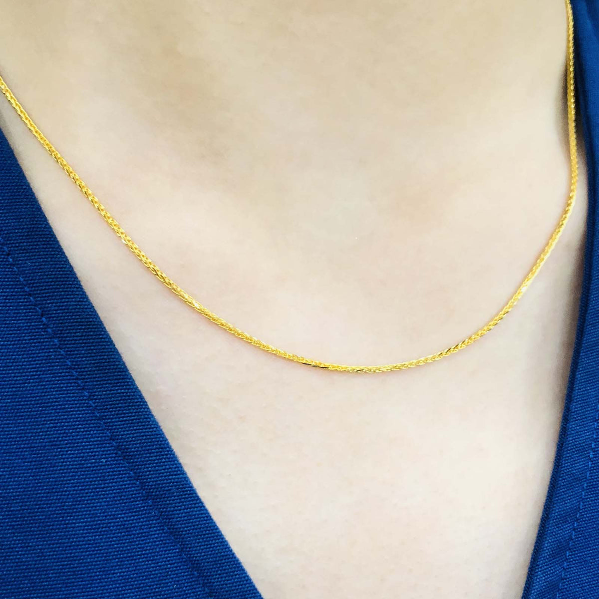 Arthesdam Jewellery 916 Gold Ice Cream Chain