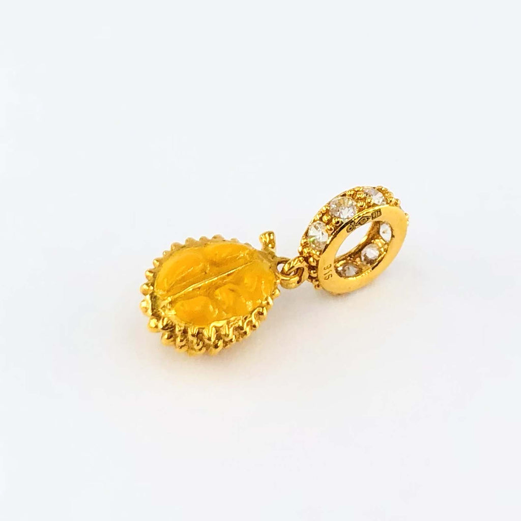 Arthesdam Jewellery 916 Gold Little Durian Charm