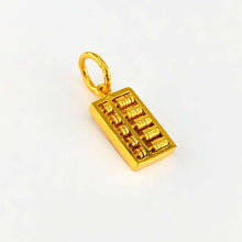 Load image into Gallery viewer, Arthesdam Jewellery 916 Gold Modern Rectangle Abacus Pendant
